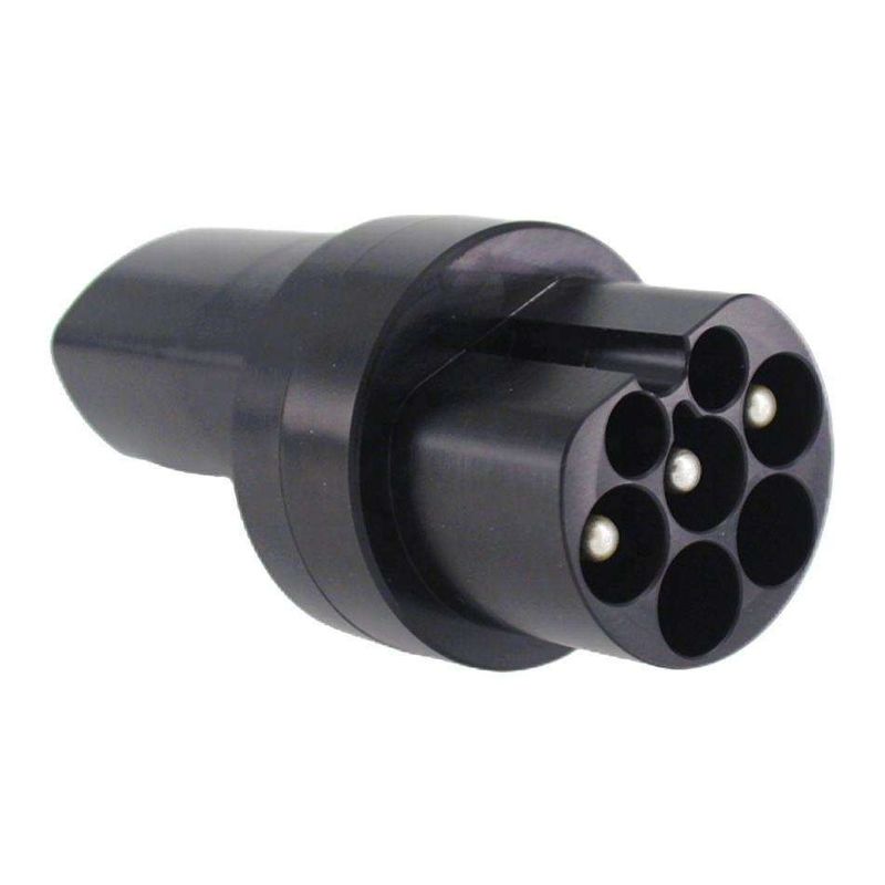เครื่องเชื่อมชาร์จ EV ประเภท 2 ไปยัง Tesla Adapter สําหรับรถ Tesla เครื่องเชื่อมชาร์จรถไฟฟ้า