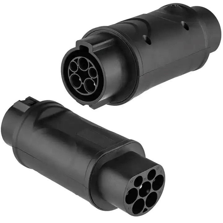 Ev Adapter Charging Stack รถไฟฟ้า J1772 32a ประเภท 1 Ev Charger J1772 ถึง GB/T Adapter