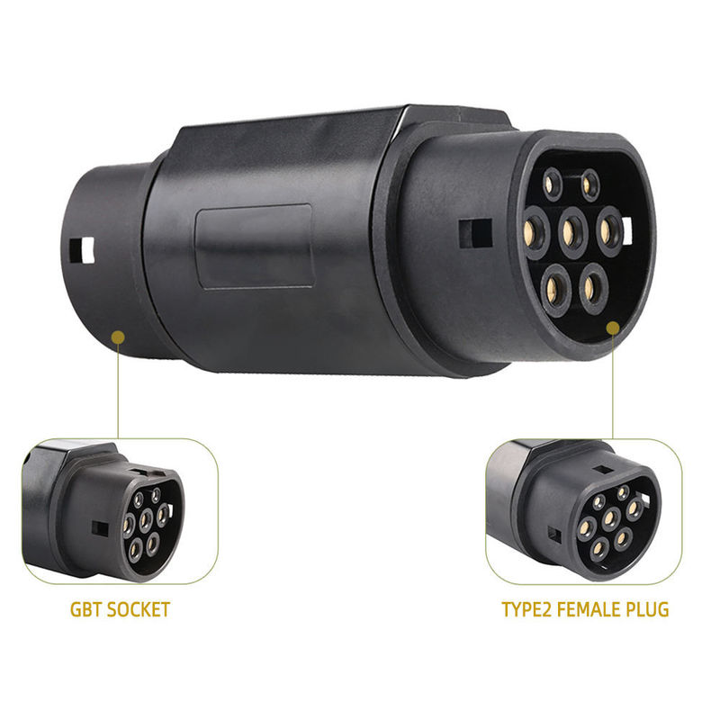 เครื่องเชื่อมการชาร์จพลังงานใหม่ 32A AC Type2 To GBT adapter สําหรับ EVSE Charging